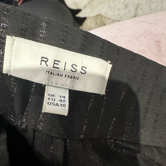 Reiss Black Sequins Pants - Picture 1 of 2